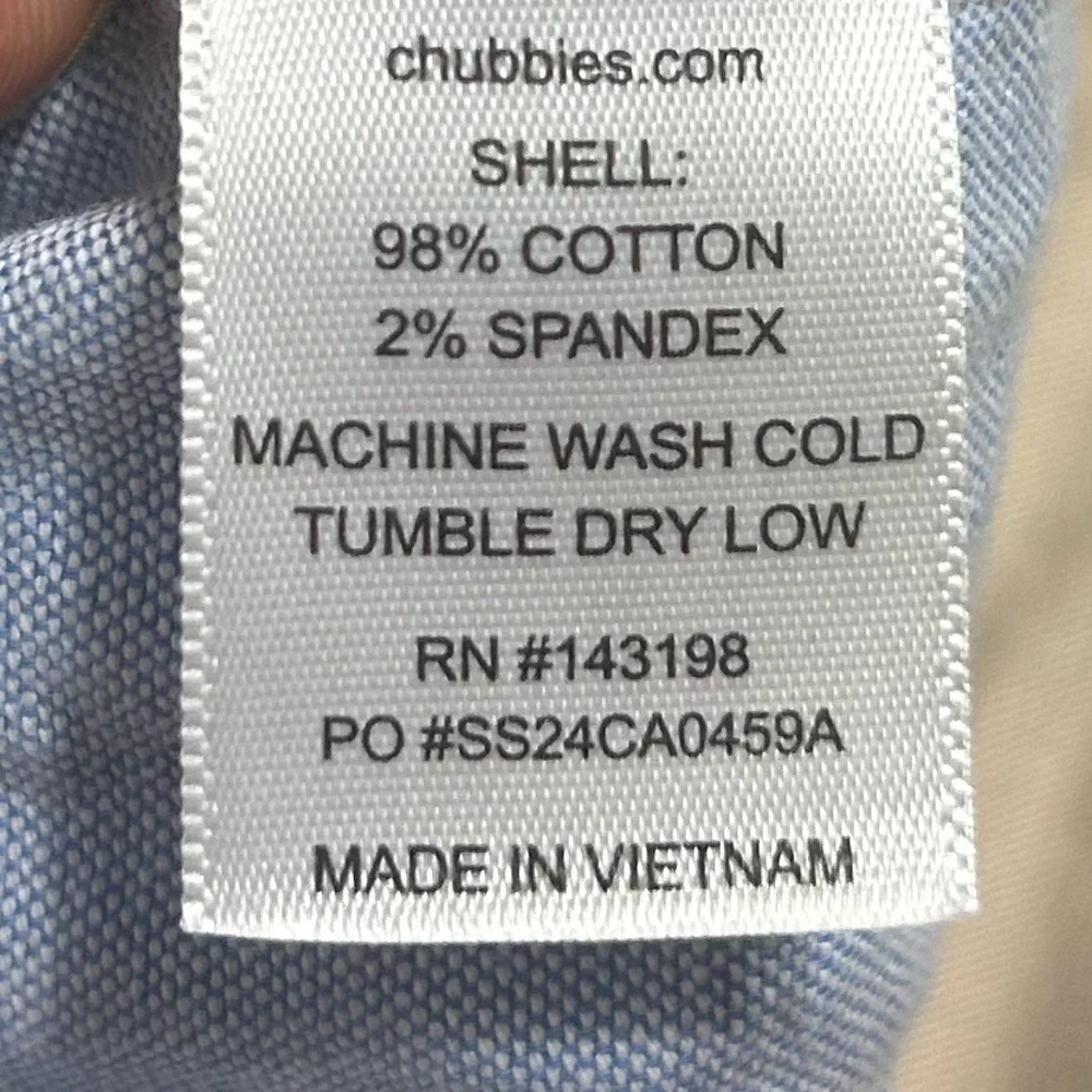 Chubbies Chino Short The Khakinators Size 38 Khaki